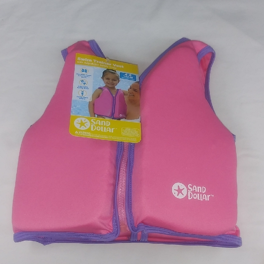 Sand Dollar Pink Swim Training Vest